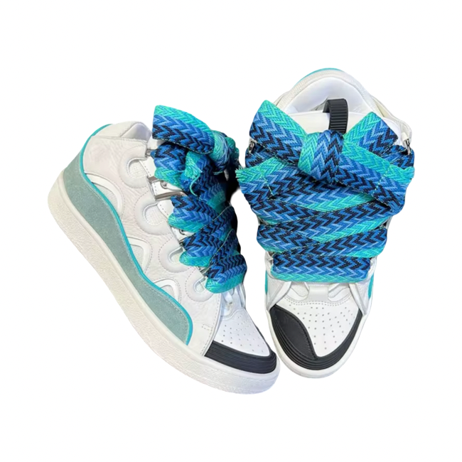 Sireturi late tip Lanvin de bumbac