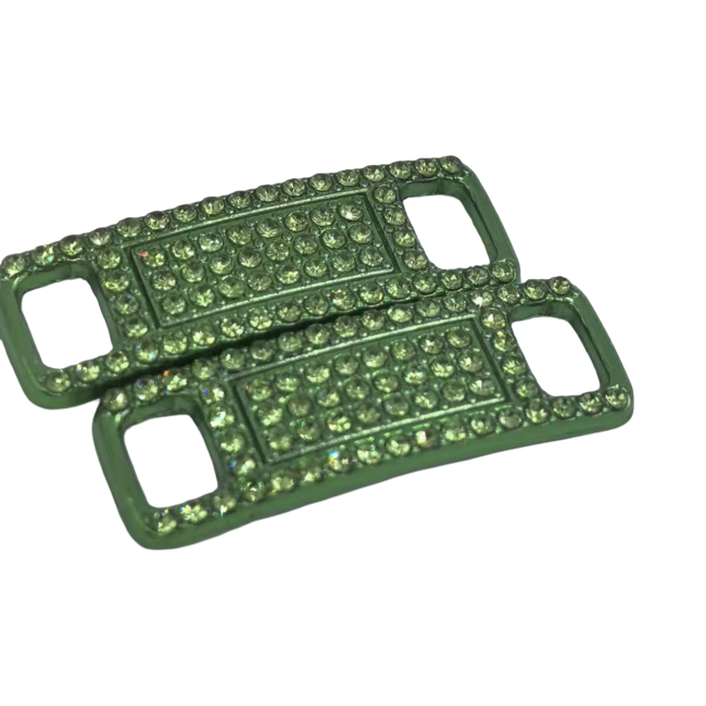 Accesorii pentru șireturi cu cristale – set 2 bucăți