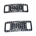 Accesorii pentru șireturi cu cristale – set 2 bucăți