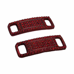 Accesorii pentru șireturi cu cristale – set 2 bucăți