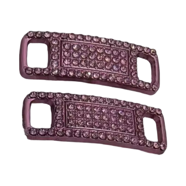 Accesorii pentru șireturi cu cristale – set 2 bucăți
