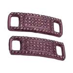 Accesorii pentru șireturi cu cristale – set 2 bucăți