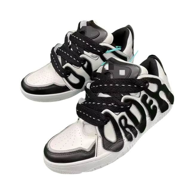Sireturi late tip Lanvin de bumbac
