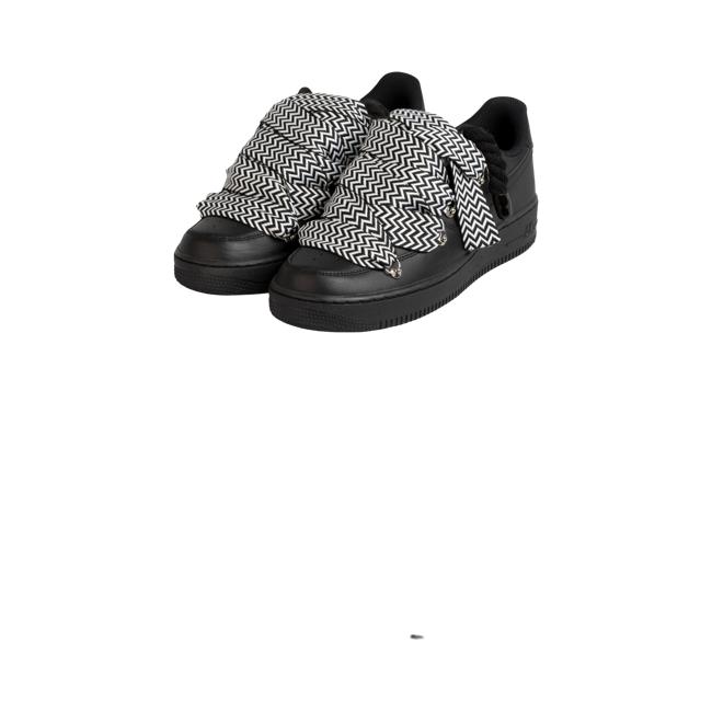 Sireturi late tip Lanvin de bumbac