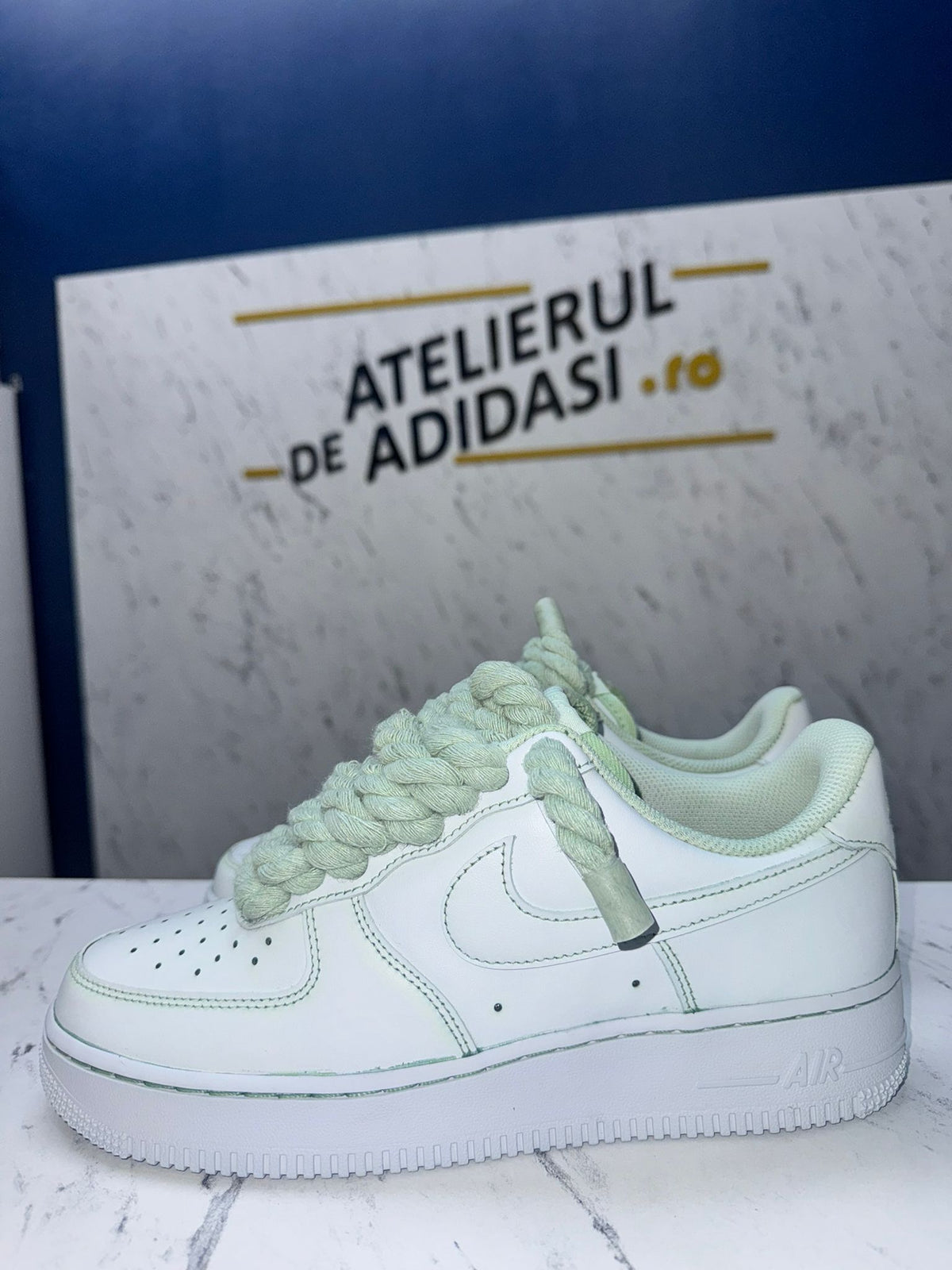 Nike Air Force AF1 Cloud Mint AF1 – Rope Edition