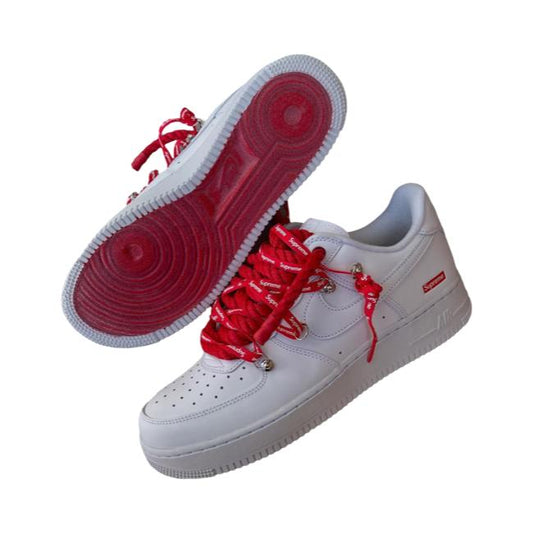 Nike Air Force 1 White SUPREME Drip