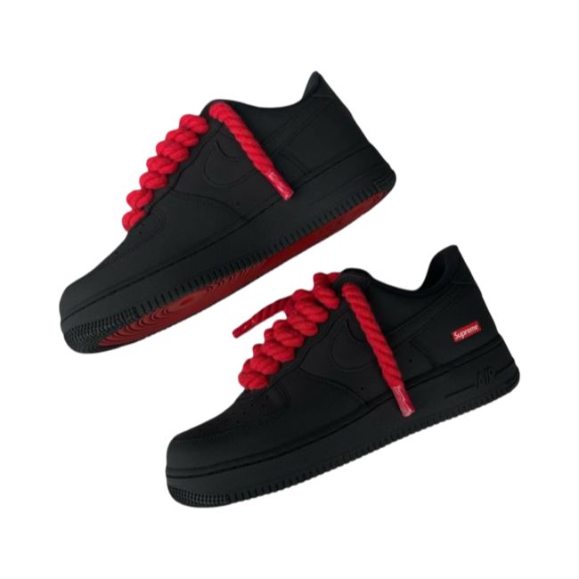 Nike Air Force 1 Black SUPREME Drip